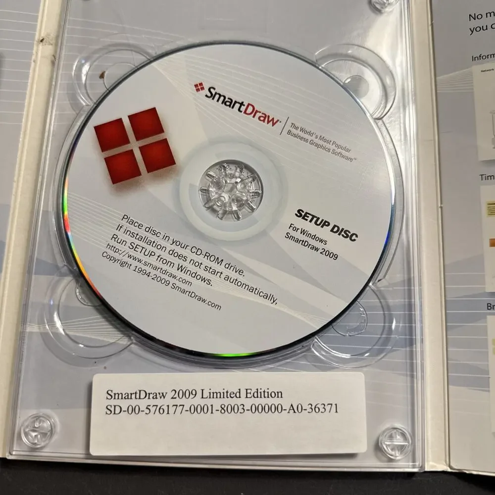 SmartDraw 2009 - Business Graphic Software- Windows Vista-XP- Or 2000